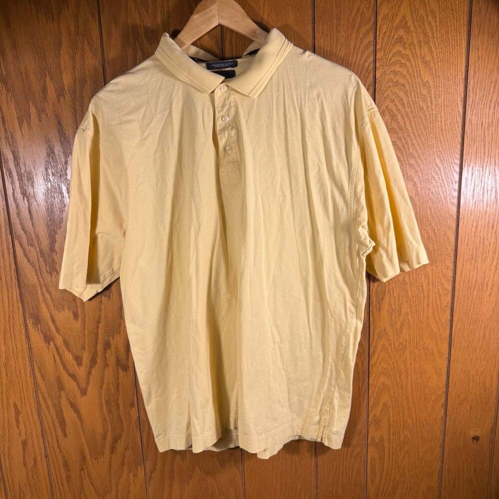 Dockers Golf Mercerized Cotton Wicking Polo Shirt Yellow